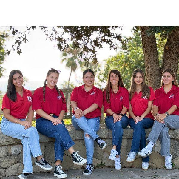 Student workers posing for a photo